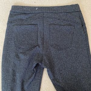 Black Patterned Jeggings